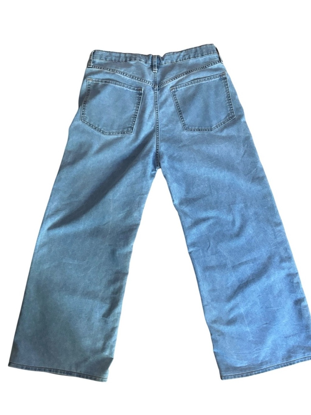 High-Rise Baggy Wide Leg Jeans Old Navy Women’s Size 20 Plus Faded Blue Y2K - Picture 2 of 13